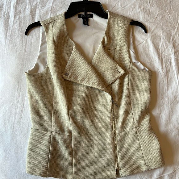 WHBM Tweed Vest with Asymmetrical Zipper - Picture 5 of 5